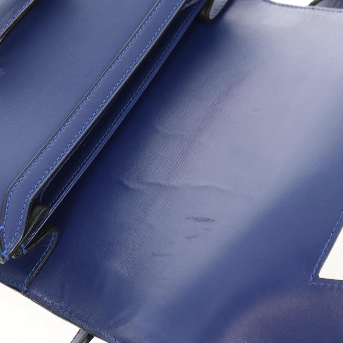Loewe Barcelona Shoulder Bag Leather, BLUE, LEATHER, Shoulder bag