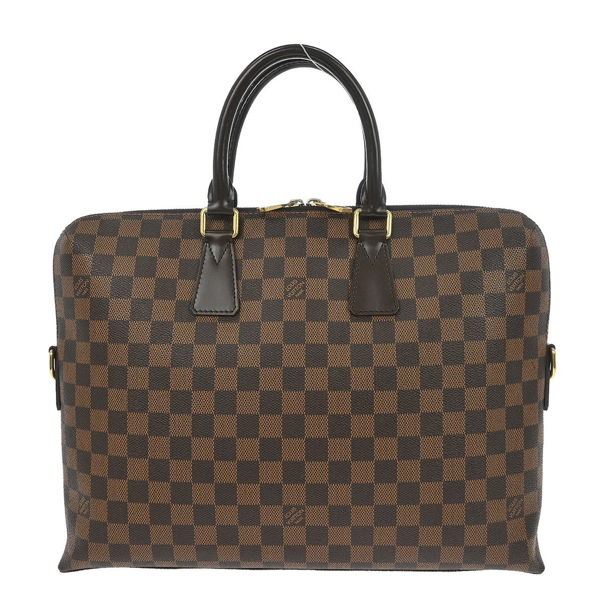 Louis Vuitton Porte-Documents Jour Bag Damier, BROWN, CANVAS, Briefcase