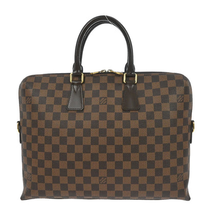 Louis Vuitton Porte-Documents Jour Bag Damier, BROWN, CANVAS, Briefcase