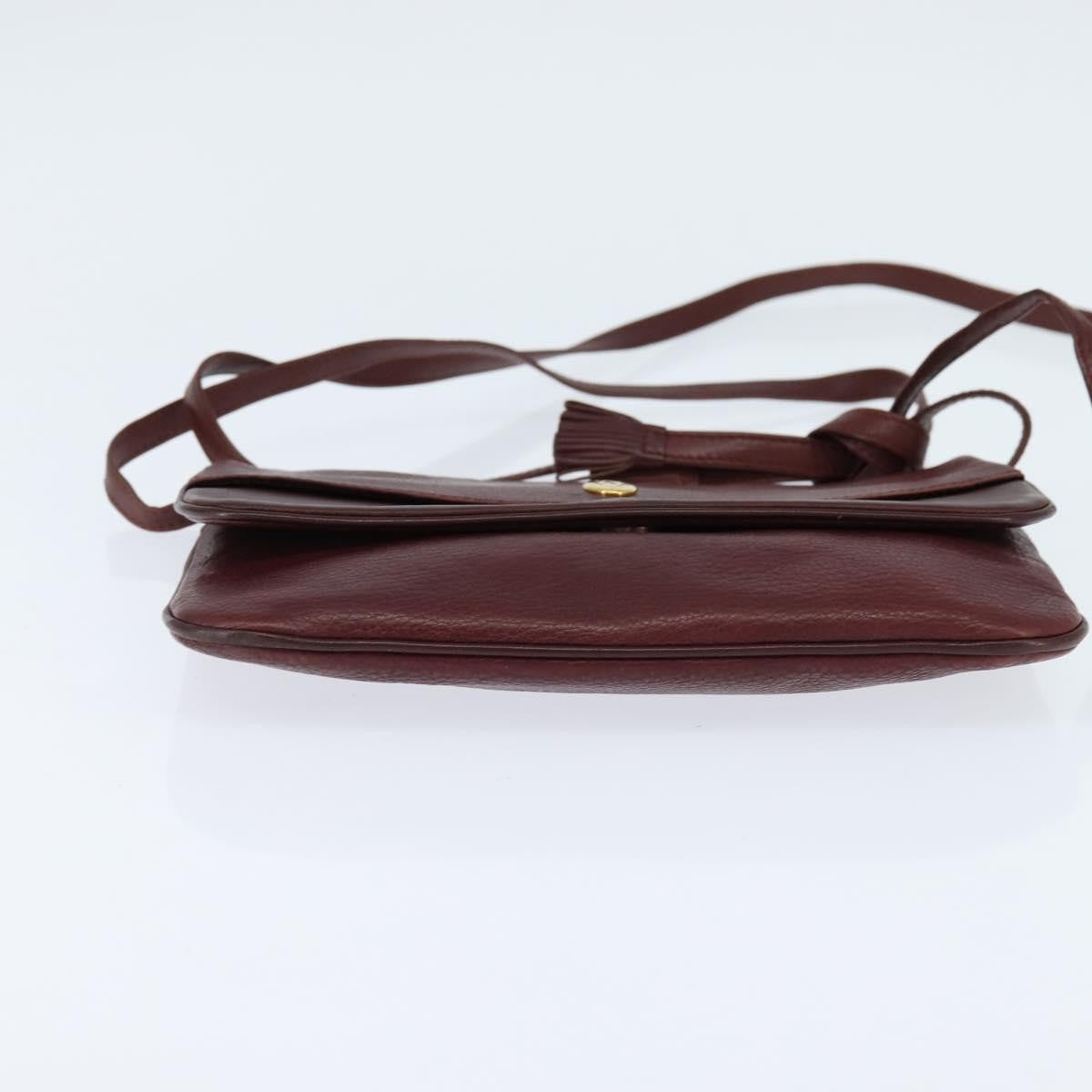 cartier Must de Cartier Shoulder Bag Leather, BURGUNDY, LEATHER, Shoulder bag