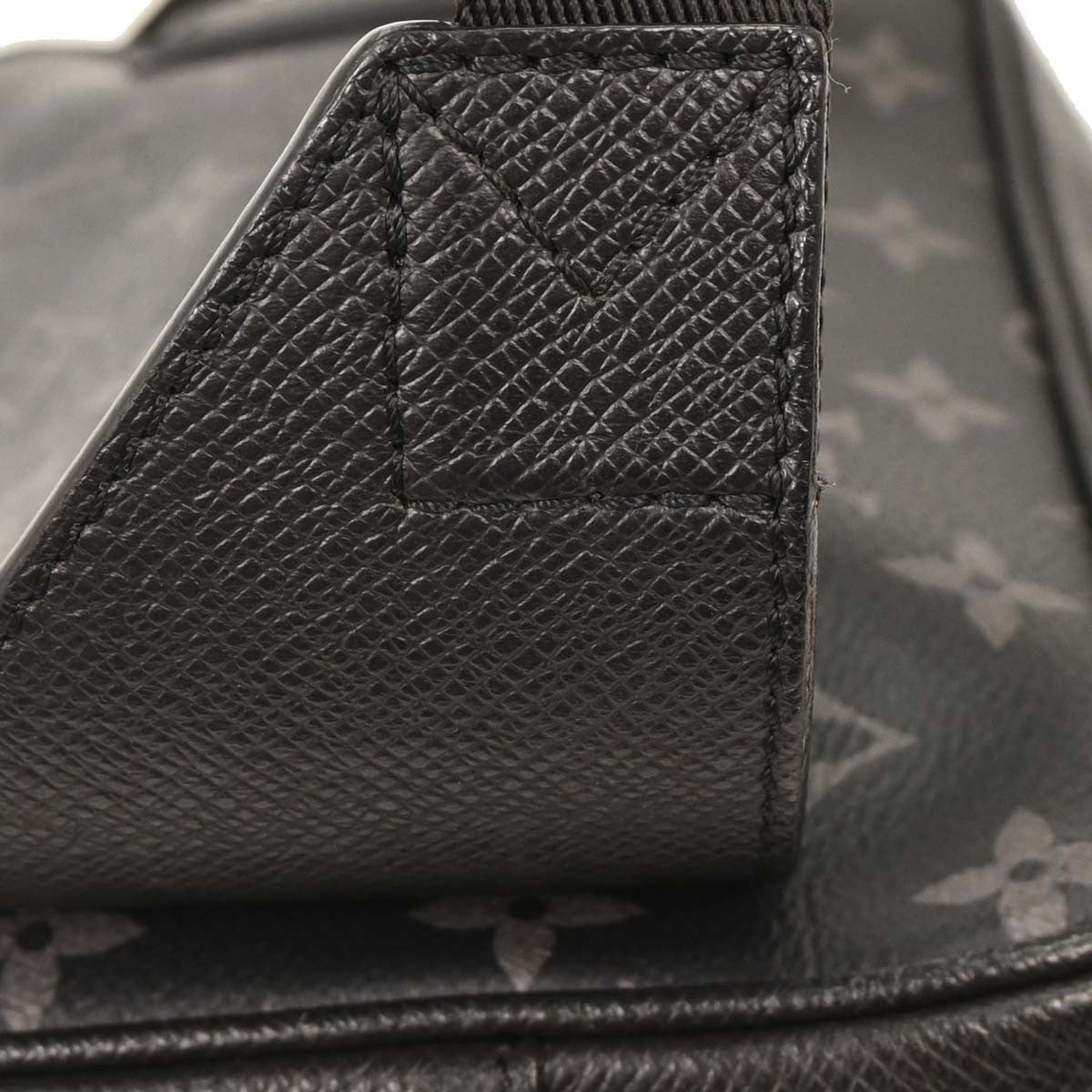 Louis Vuitton Outdoor BumBag Monogram Taigarama, BLACK, LEATHER, Shoulder bag