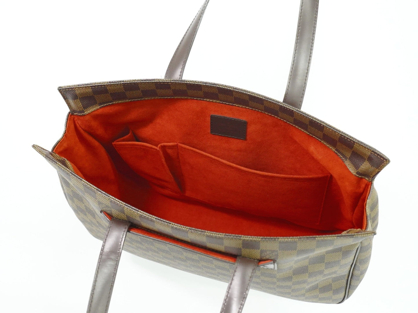 Louis Vuitton Parioli Handbag Damier, BROWN, CANVAS, Tote bag