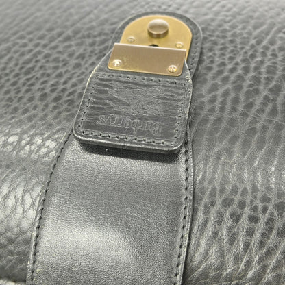 Burberry DK88 Doctor Bag Leather, BLACK, LEATHER, Handbag