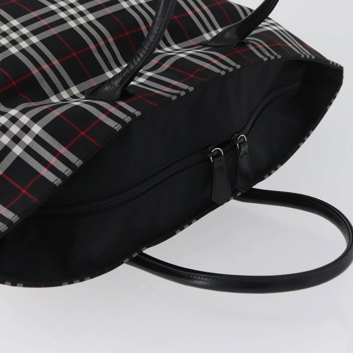 Burberry Nova Check Handbag Nylon, BLACK, NYLON, Handbag