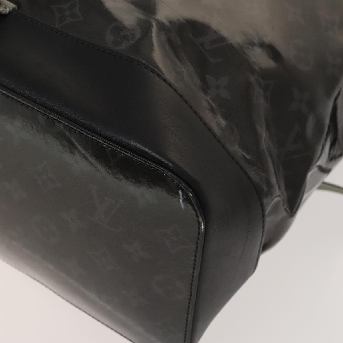 Louis Vuitton Zipped Tote Limited Edition Monogram Eclipse Glaze Canvas, BLACK, CANVAS, Backpack