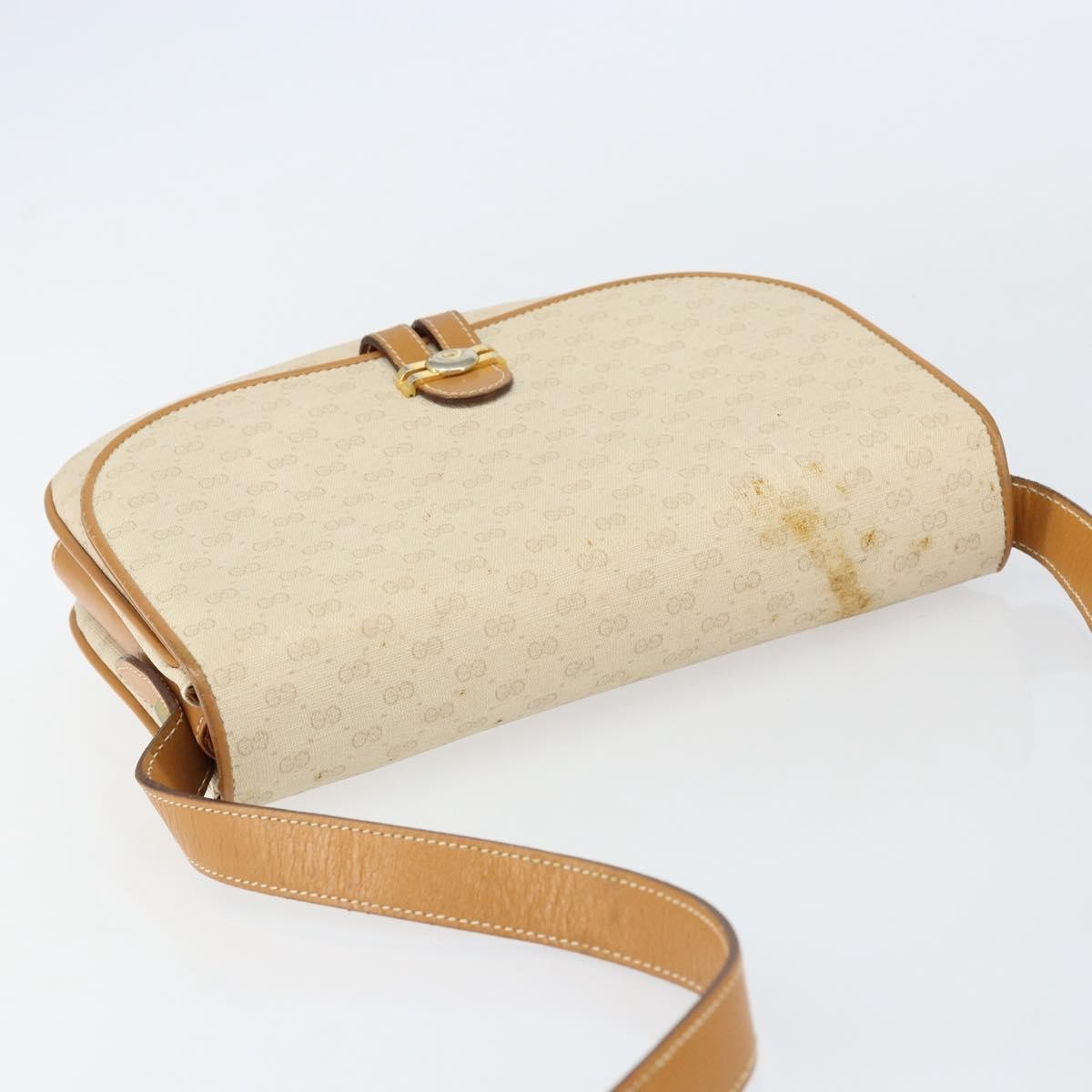 Gucci Micro GG supreme shoulder bag GG canvas, ECRU, PVC, Shoulder bag