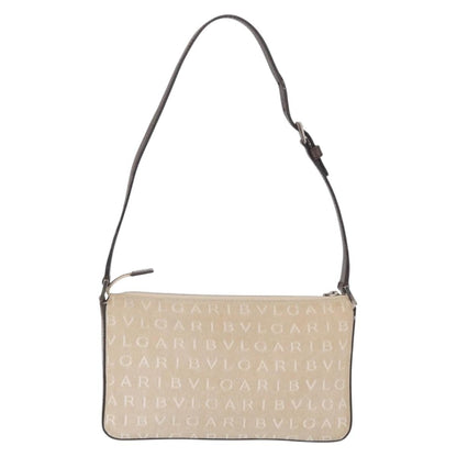 Bvlgari Pouch Canvas, BEIGE, CANVAS, Clutche & pouche