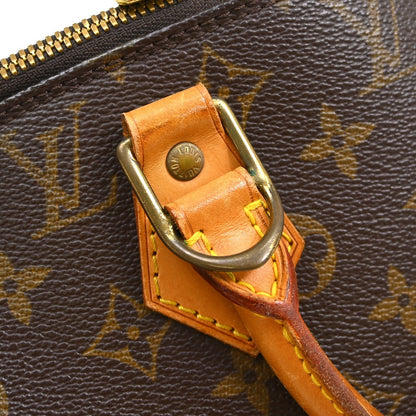 Louis Vuitton Vintage Alma Handbag Monogram Canvas, Brown, Canvas, Handbag
