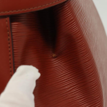 Louis Vuitton Vintage Sac d'Epaule Handbag Epi Leather, BROWN, LEATHER, Handbag