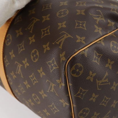 Louis Vuitton Keepall Bag Monogram Canvas, BROWN, CANVAS, Travel bag