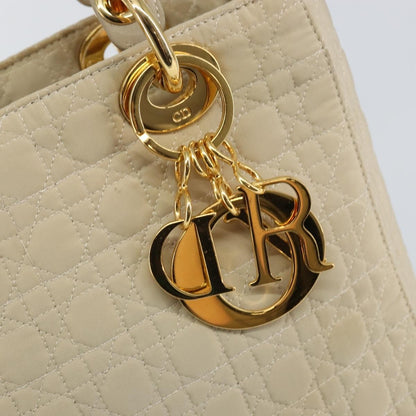 Christian Dior Lady Dior Bag Nylon, BEIGE, NYLON, Handbag