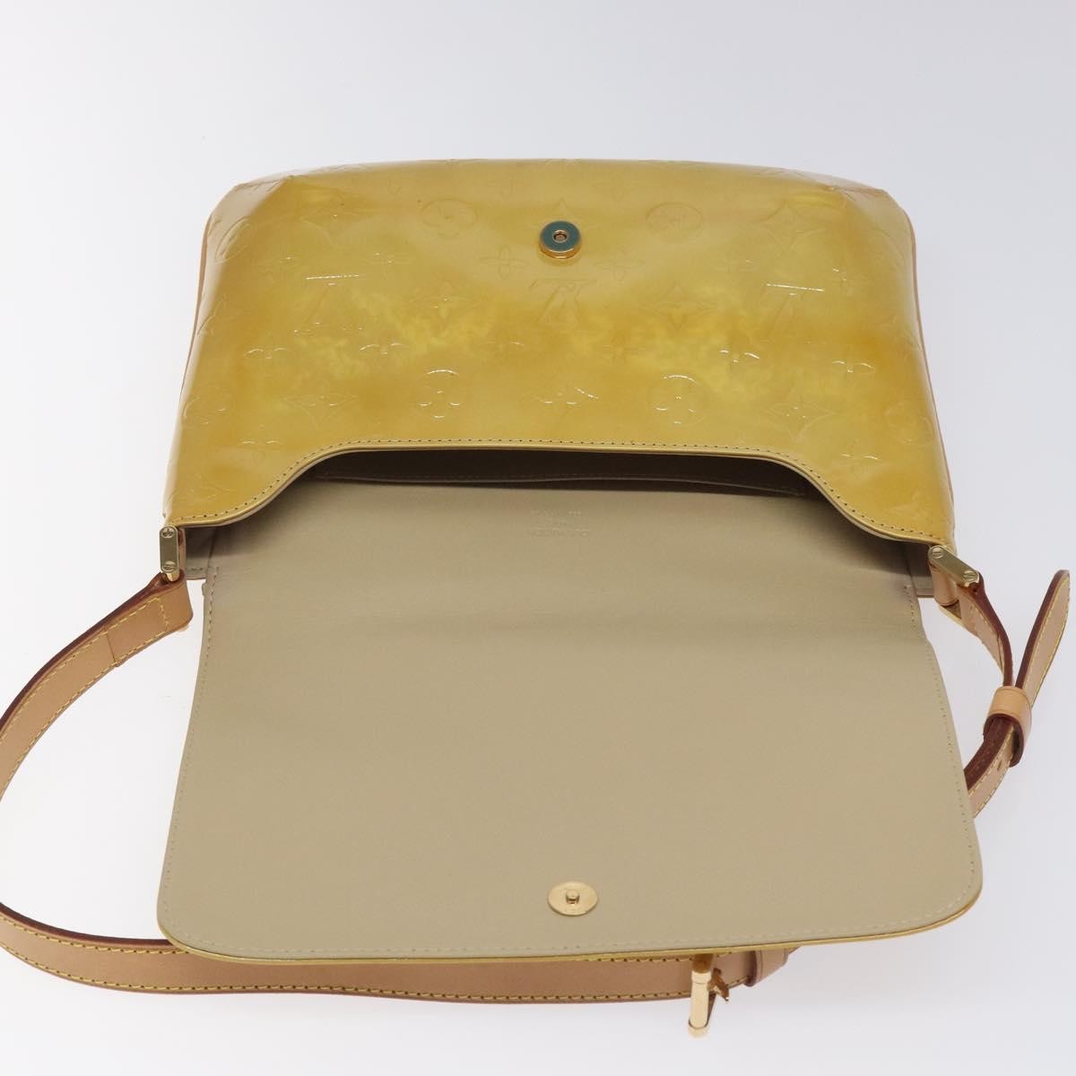 Louis Vuitton Thompson Street Handbag Monogram Vernis, BEIGE, PATENT_LEATHER, Handbag