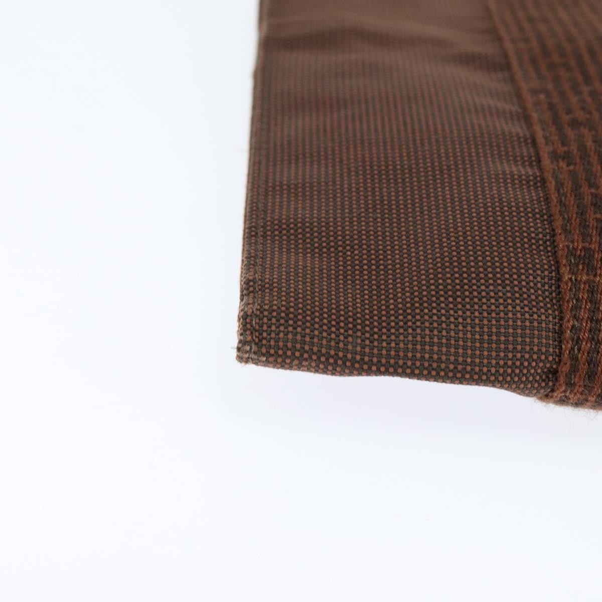 Hermes Herline Crossbody Canvas, BROWN, CANVAS, Clutche & pouche