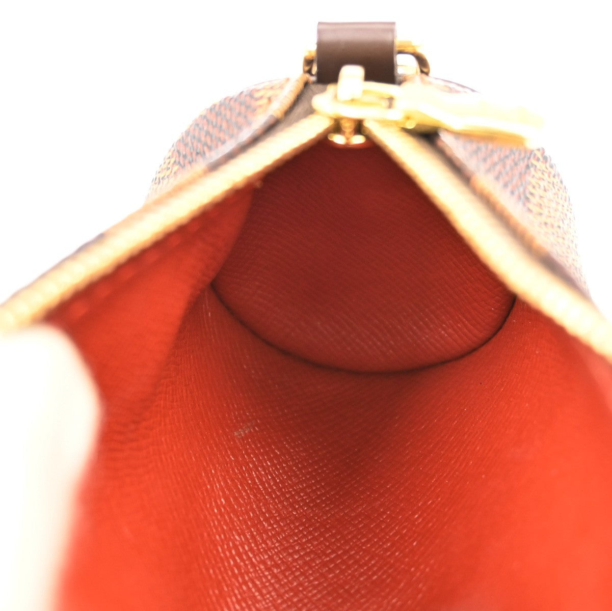 Louis Vuitton Papillon Pochette Damier, BROWN, CANVAS, Clutche & pouche