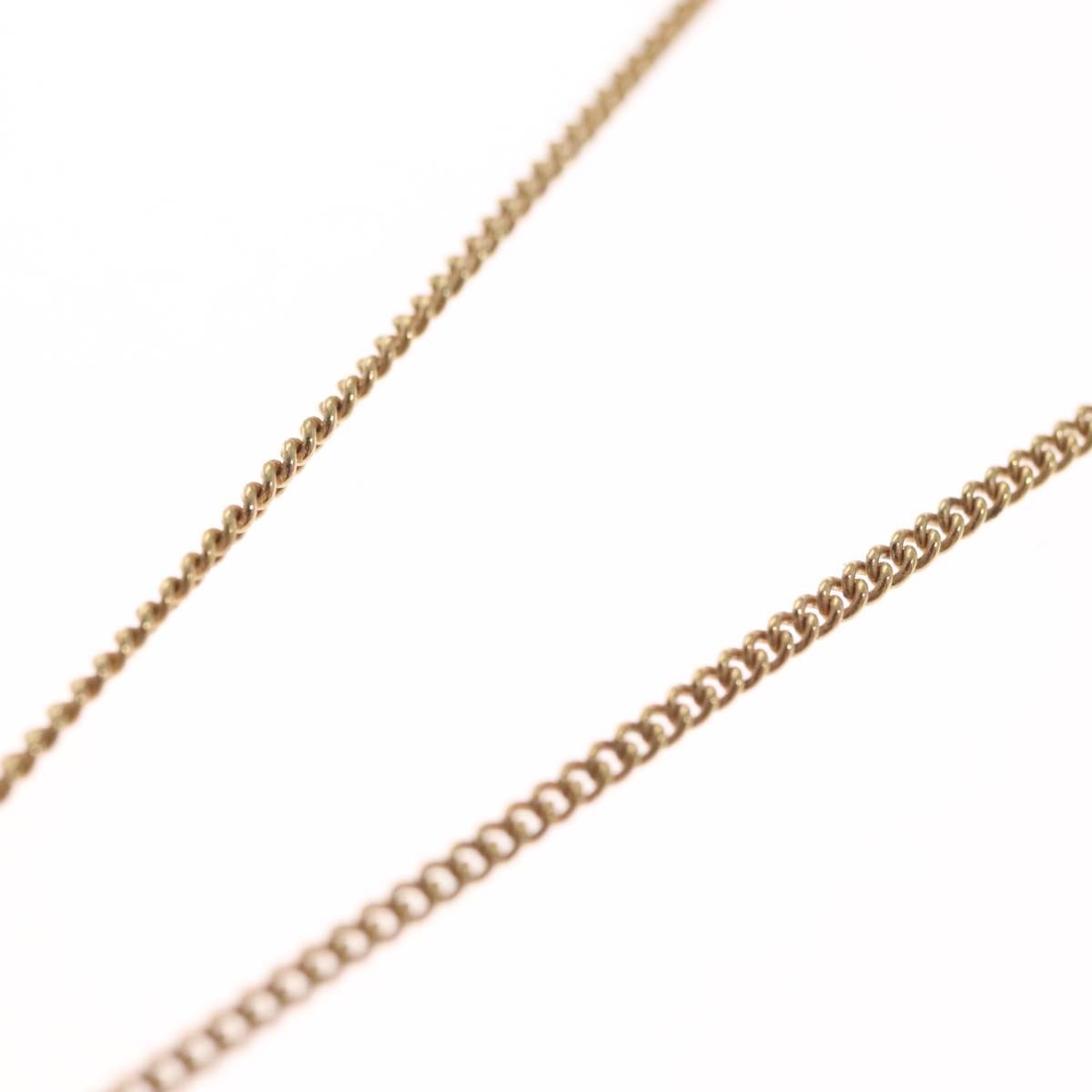 Christian Dior Vintage CD Pendant Necklace Metal, GOLD, METAL, Necklace