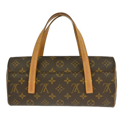 Louis Vuitton Sonatine Handbag Monogram Canvas, Brown, Canvas, Handbag