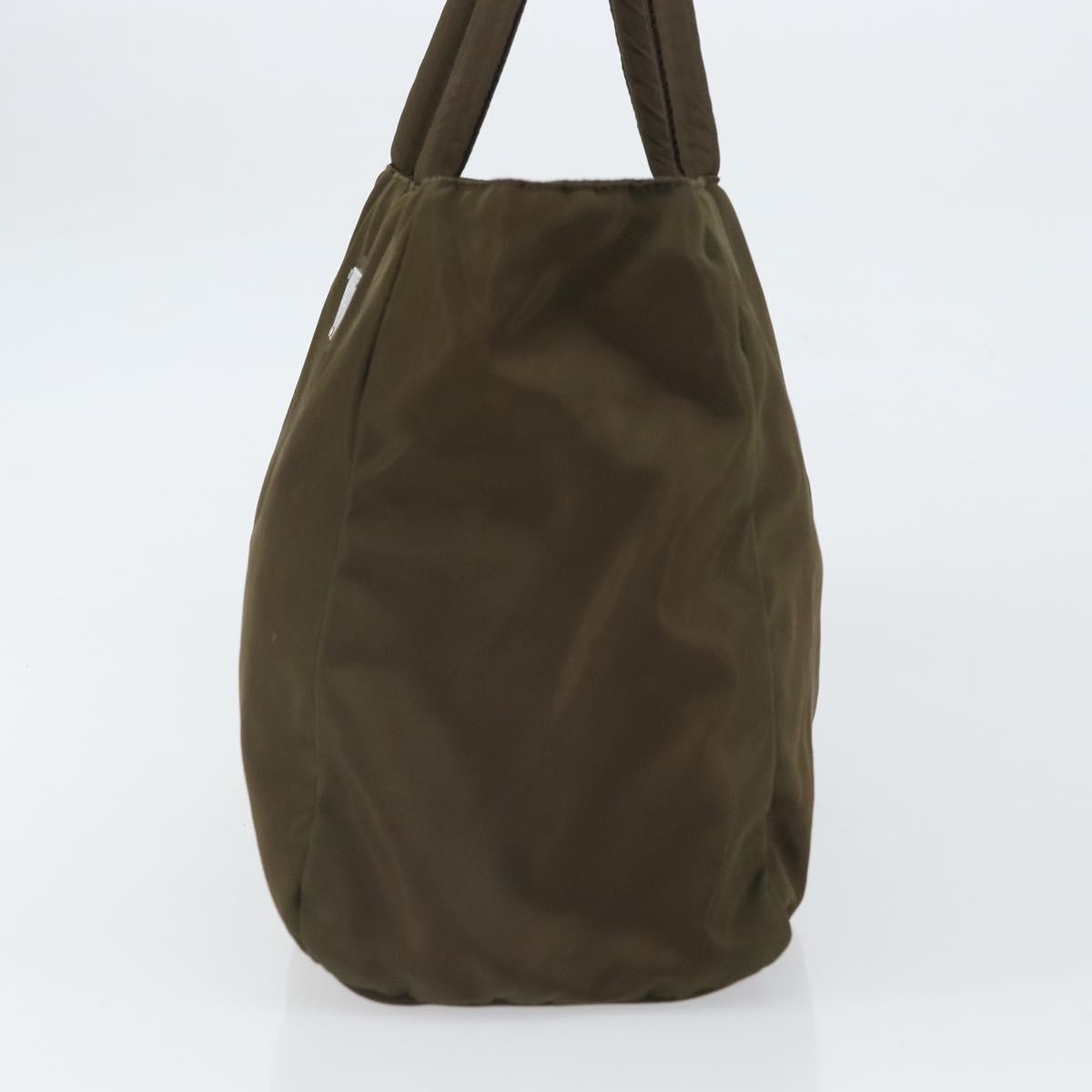 Prada Open Tote Tessuto, KHAKI, NYLON, Handbag