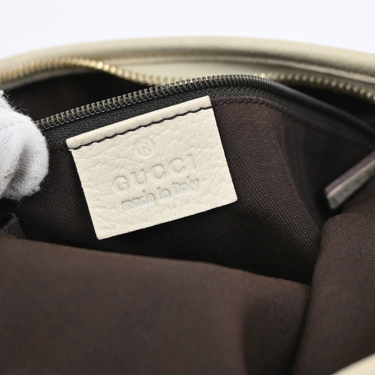 Gucci Abbey D-Ring Messenger Bag GG Canvas, BROWN, CANVAS, Shoulder bag