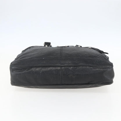 Balenciaga Classic Studs Briefcase Leather, BLACK, LEATHER, Briefcase