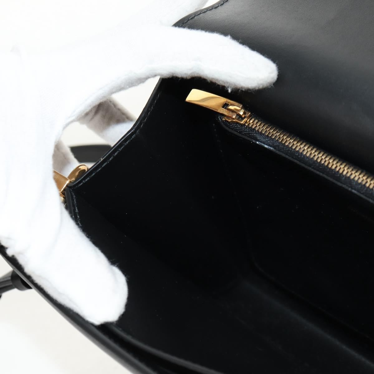 Salvatore Ferragamo Joanne Shoulder Bag Leather, BLACK, LEATHER, Shoulder bag