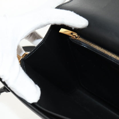 Salvatore Ferragamo Joanne Shoulder Bag Leather, BLACK, LEATHER, Shoulder bag
