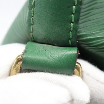 Louis Vuitton Petit Noe Handbag Epi Leather, Green, Leather, Shoulder Bag