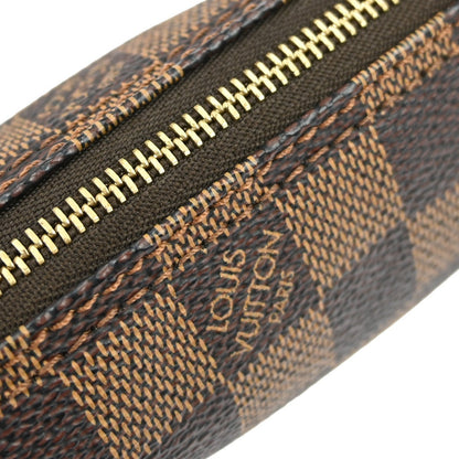 Louis Vuitton Papillon Pochette Damier, BROWN, CANVAS, Clutche & pouche