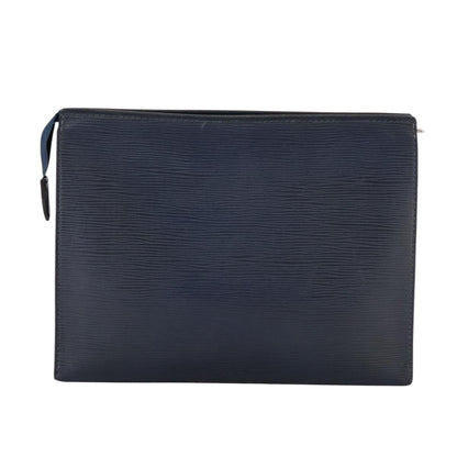 Louis Vuitton Toiletry Pouch Epi Leather, NAVY, LEATHER, Toiletry Case