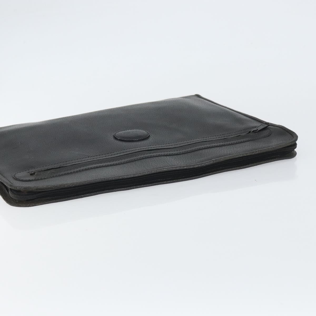 Gucci Vintage clutch Bag Leather, BLACK, LEATHER, Clutche & pouche