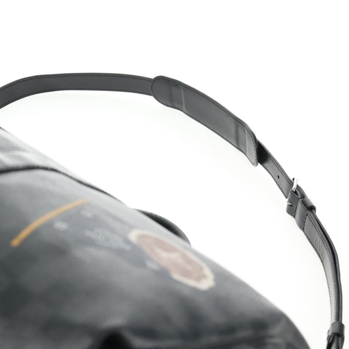 Louis Vuitton Keepall Bandouliere Bag Limited Edition Damier Graphite LV League, BLACK, CANVAS, Travel bag