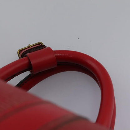 Louis Vuitton Keepall Bag Epi Leather, RED, LEATHER, Travel bag
