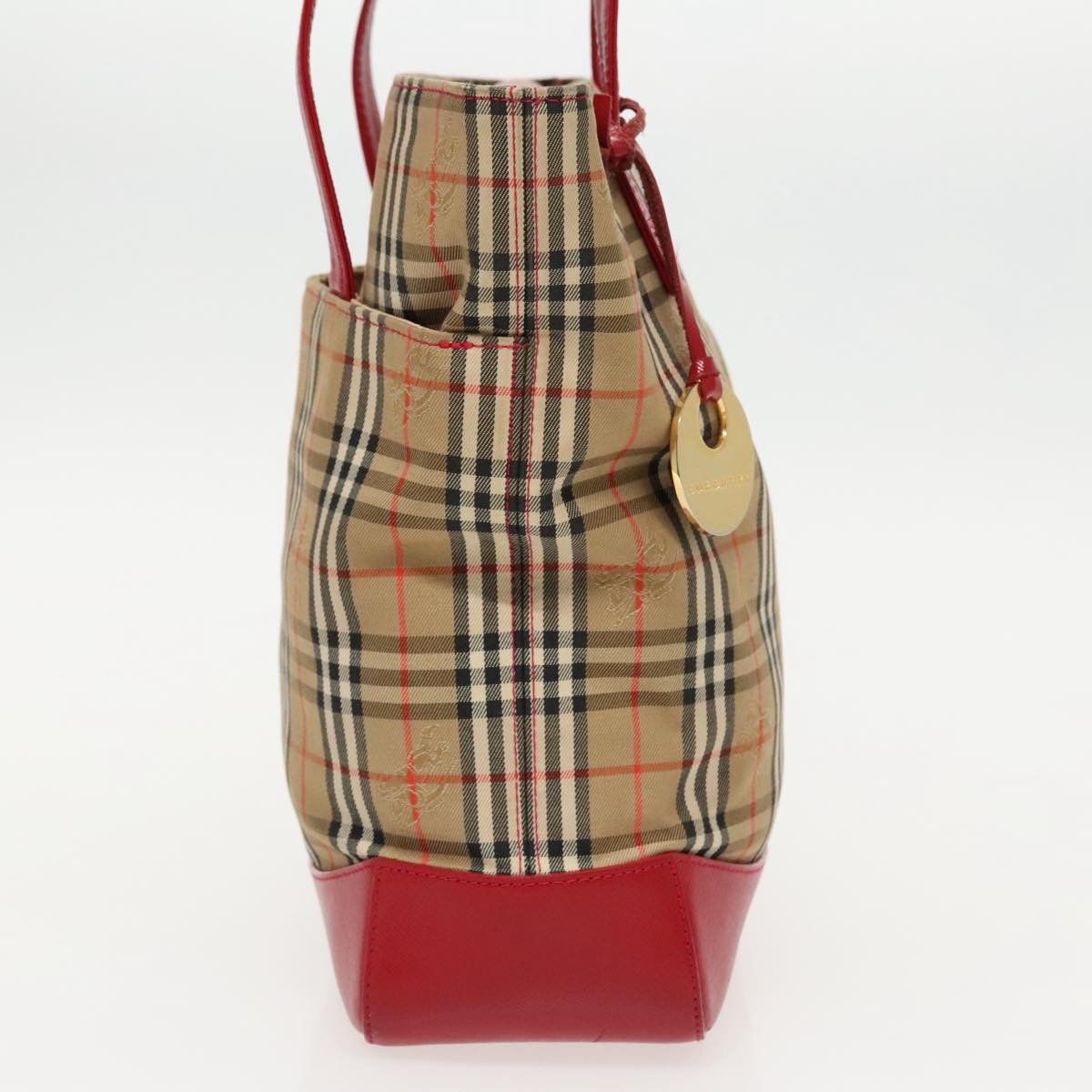 Burberry Nova Check Tote canvas check pattern, BEIGE, CANVAS, Tote bag