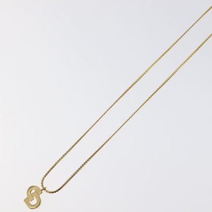 Christian Dior CD Pendant Necklace Metal, GOLD, METAL, Necklace