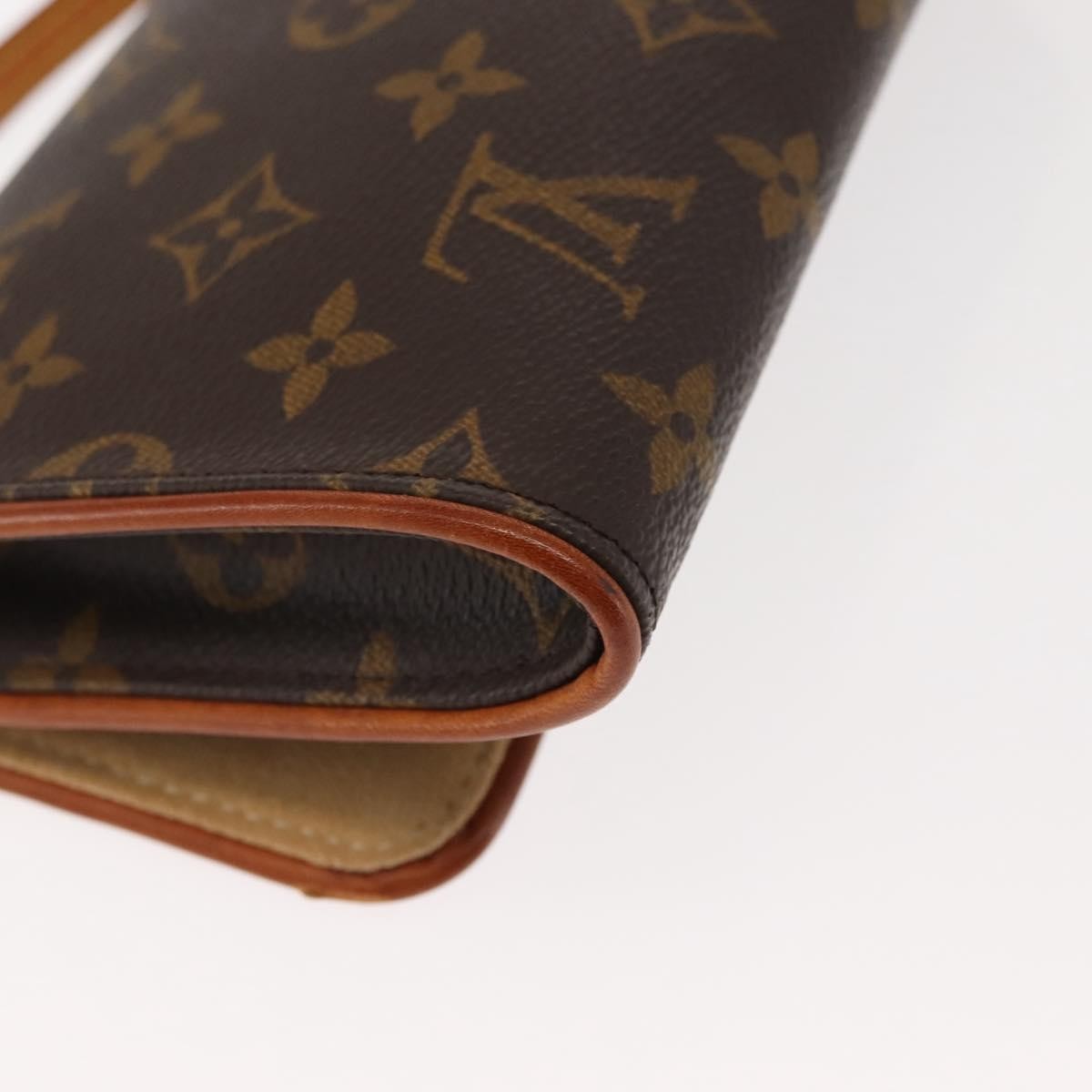 Louis Vuitton Twin Handbag Monogram Canvas, BROWN, CANVAS, Shoulder bag