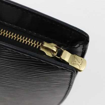 Louis Vuitton Saint Jacques Handbag Epi Leather, BLACK, LEATHER, Handbag