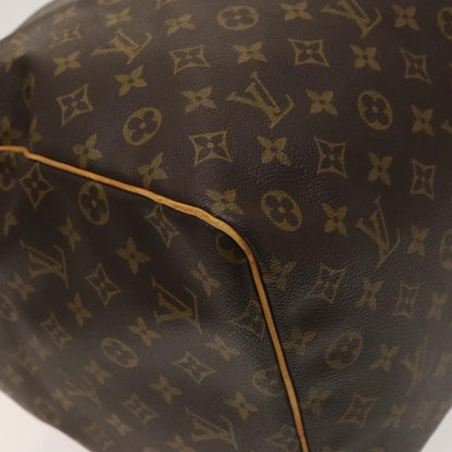 Louis Vuitton Keepall Bag Monogram Canvas, BROWN, CANVAS, Travel bag