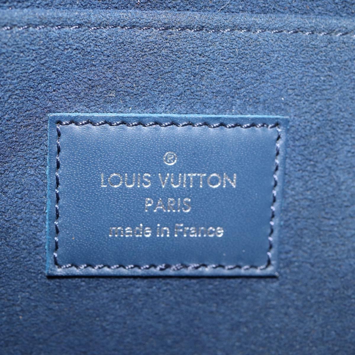 Louis Vuitton Pochette Jour Epi Leather, BLUE, LEATHER, Clutche & pouche