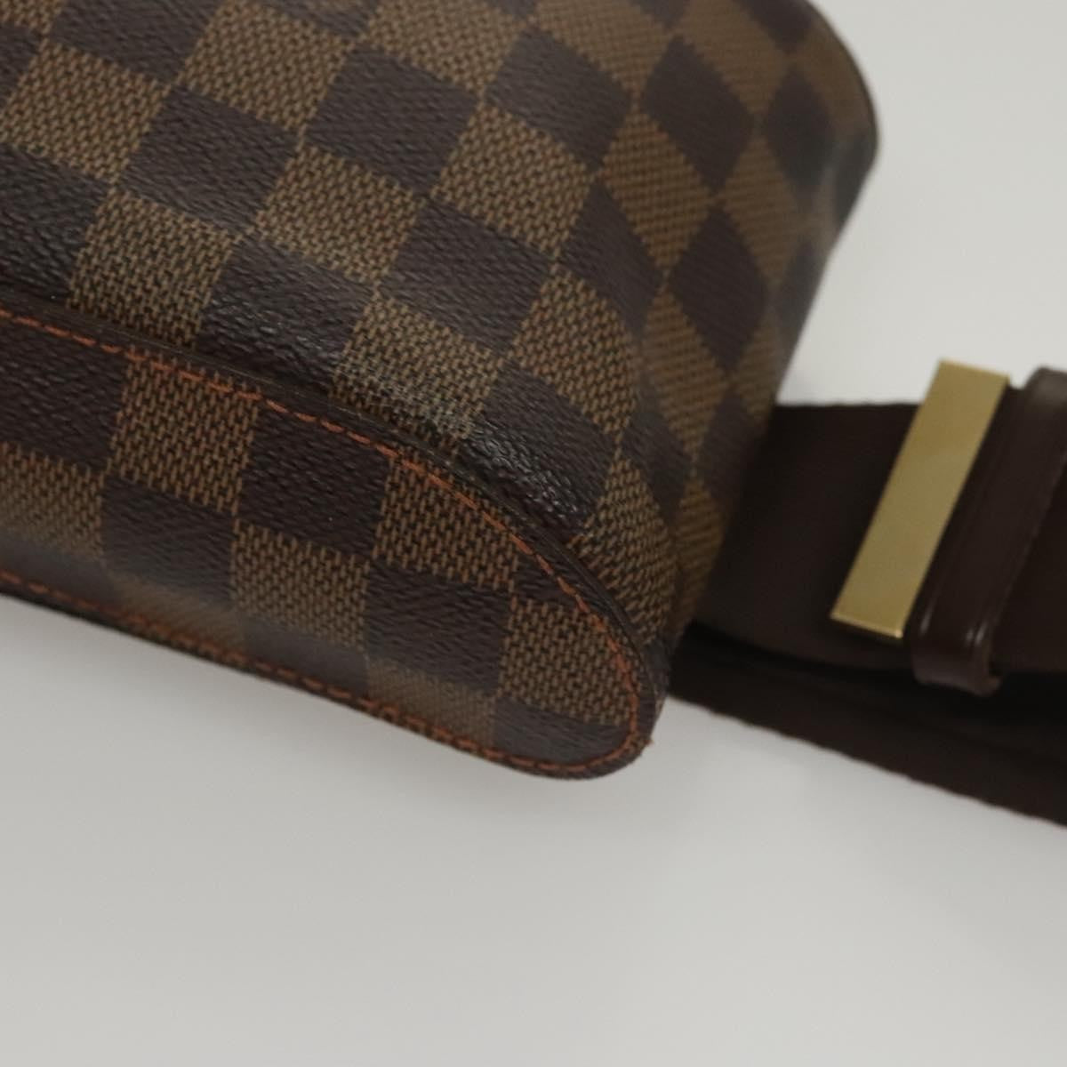 Louis Vuitton Geronimos Waist Bag Damier, BROWN, CANVAS, Shoulder bag