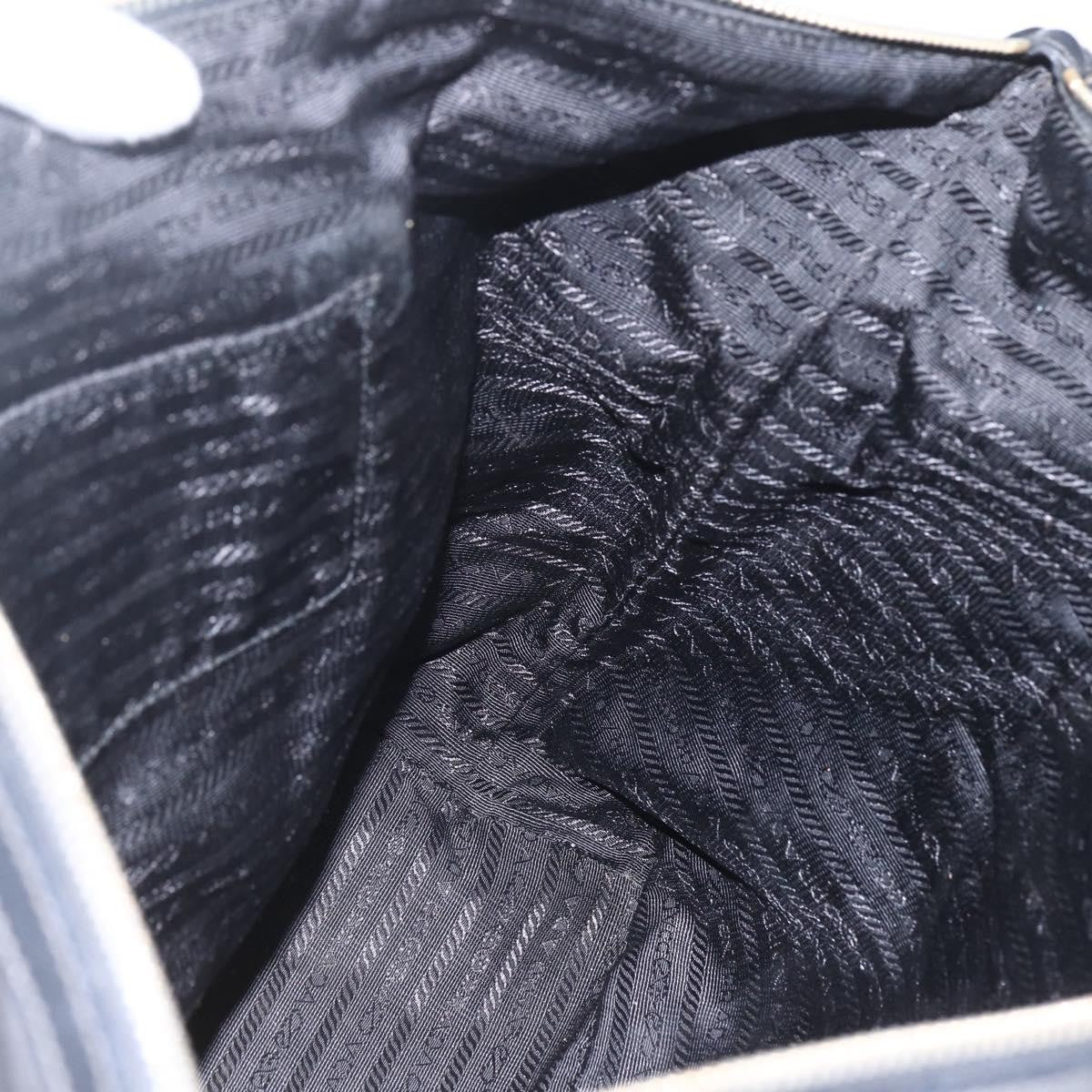 Prada Belted Tote Tessuto, BLACK, NYLON, Tote bag