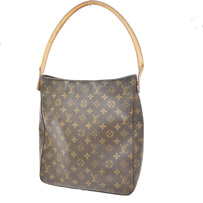 Louis Vuitton Monogram Looping Handbag Monogram Canvas, BROWN, CANVAS, Shoulder bag