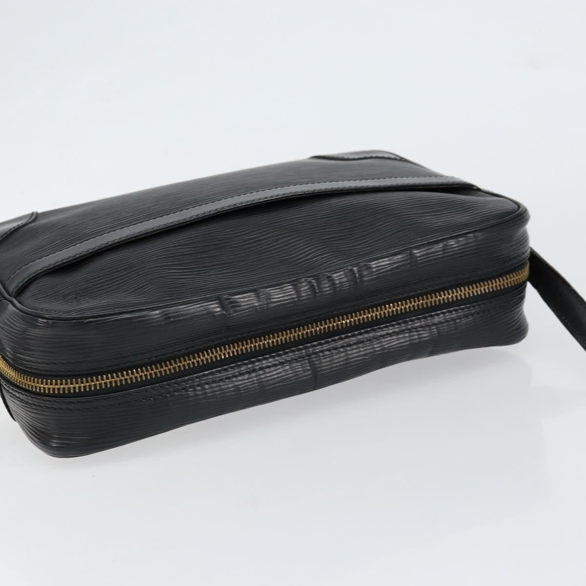Louis Vuitton Trocadero Handbag Epi Leather, BLACK, LEATHER, Shoulder bag