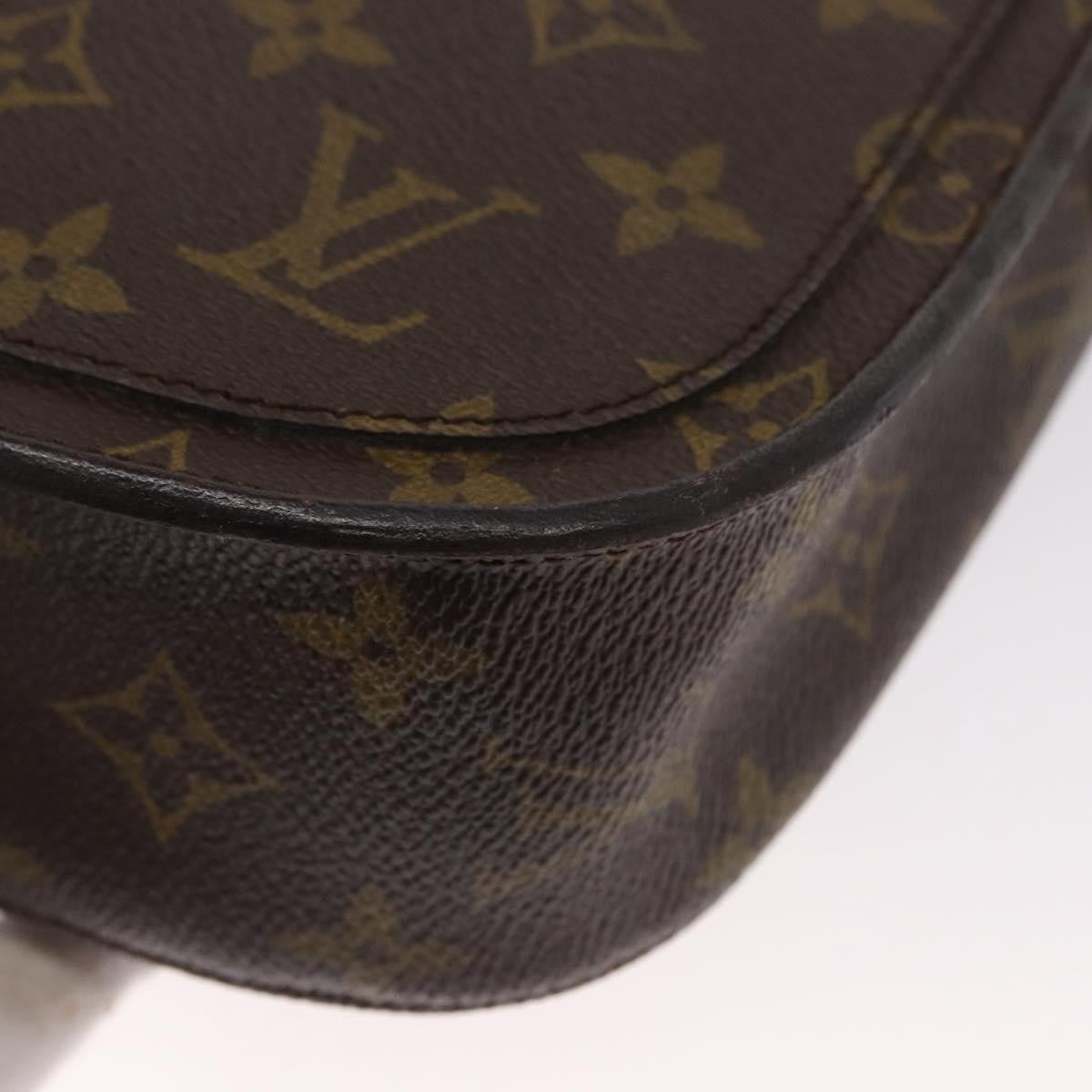Louis Vuitton Saint Cloud Handbag Monogram Canvas, BROWN, CANVAS, Shoulder bag
