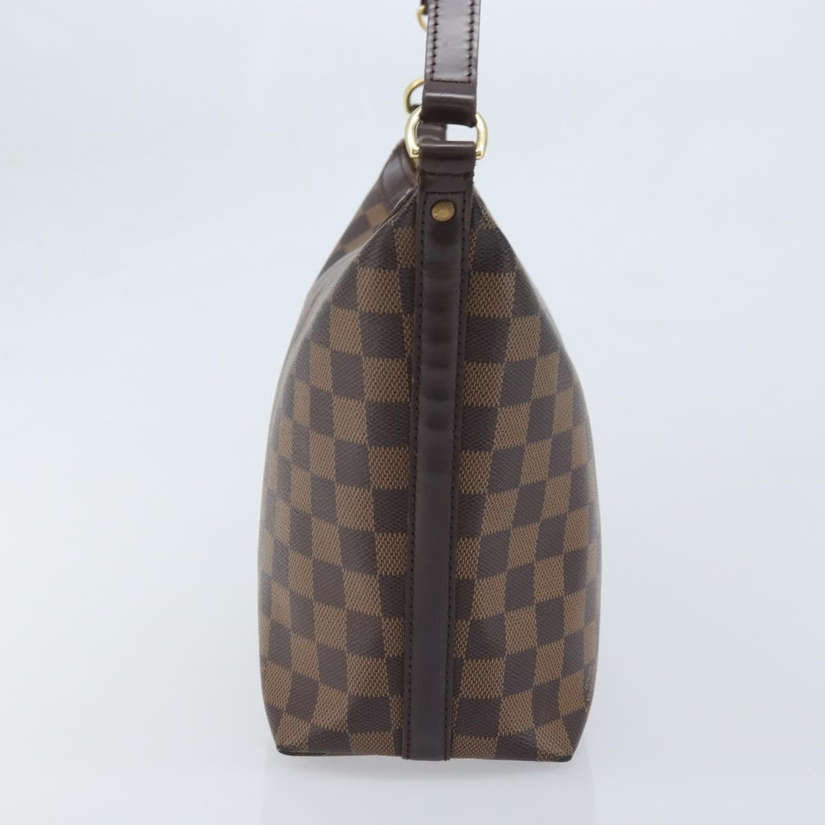Louis Vuitton Illovo Handbag Damier, BROWN, CANVAS, Handbag