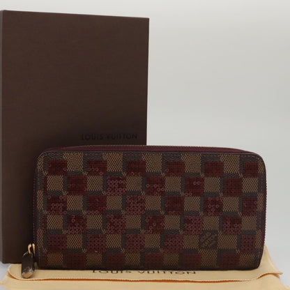 Louis Vuitton Zippy Wallet NM Damier Piet, BROWN, CANVAS, Wallets