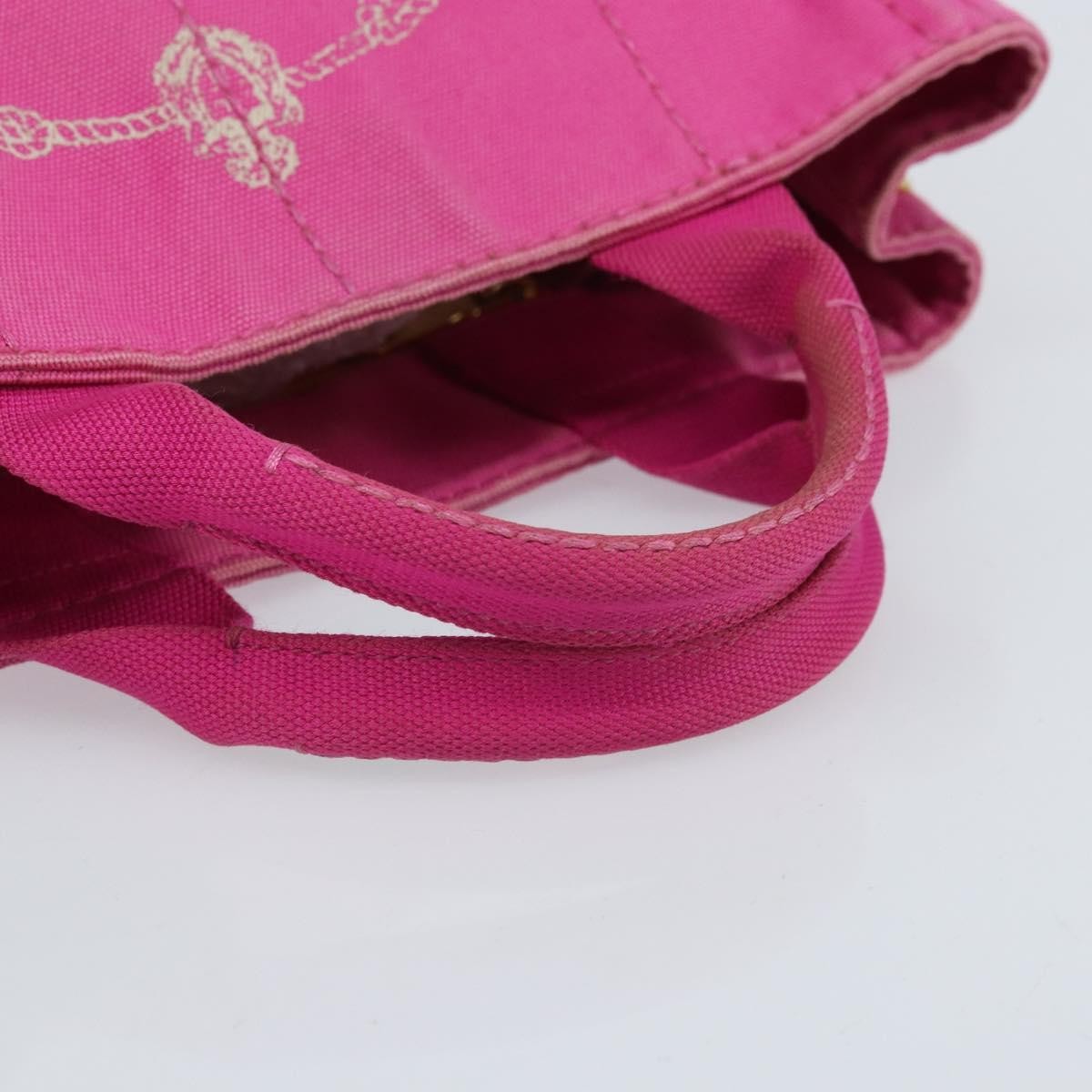 Prada Canapa Tote Canvas, Pink, Canvas, Tote Bag