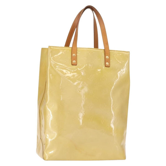 Louis Vuitton Reade Handbag Monogram Vernis, BEIGE, PATENT_LEATHER, Handbag