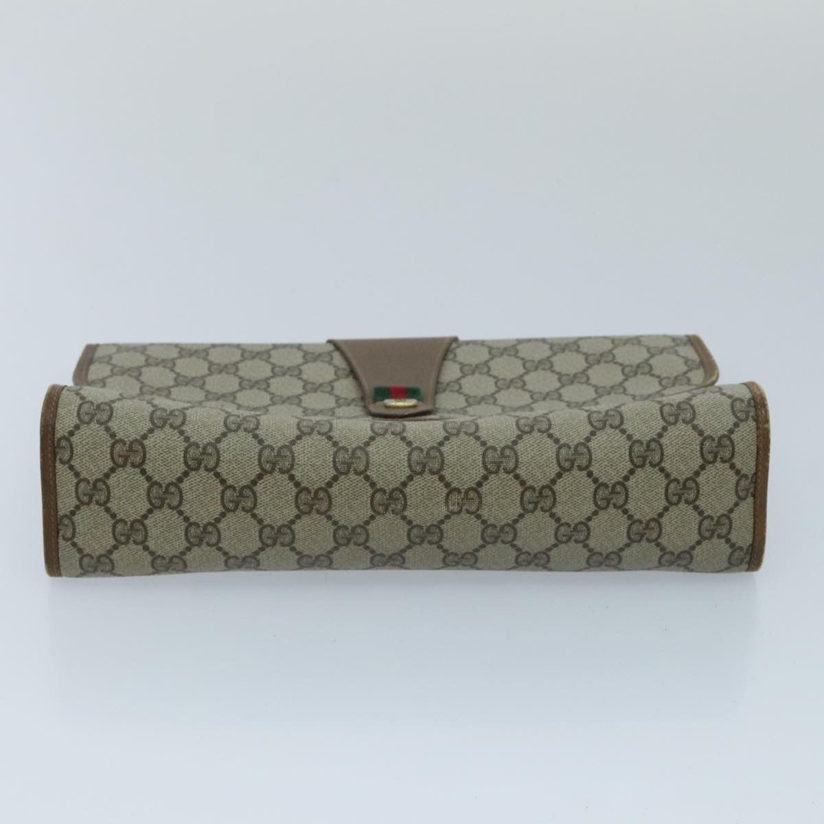 Gucci Sherry line pouch Canvas, Beige, Canvas, Clutch