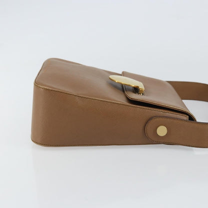 Salvatore Ferragamo Vintage Handbag Leather, BROWN, LEATHER, Handbag