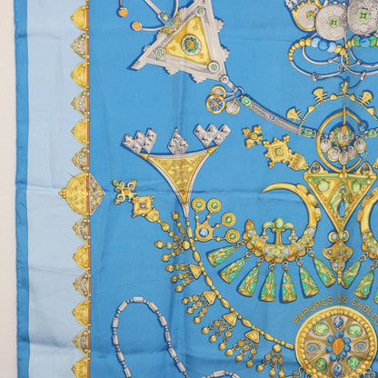 Hermes Carré 90 Silk multicolor, BLUE, SILK, Scarve & shawl