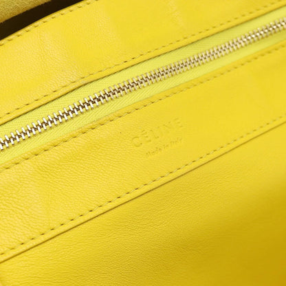 Celine Tote bag Leather, Yellow, Leather, Tote Bag